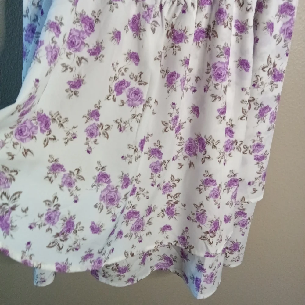 Scarlet Darkness Floral Corset Dress Green Purple Cami Small - Picture 4 of 14